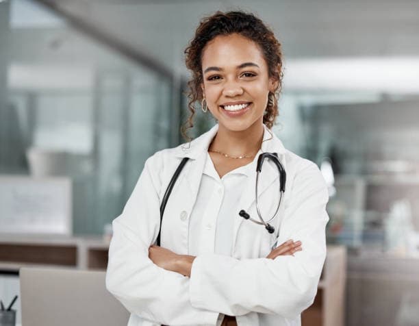 Médico de un consultorio